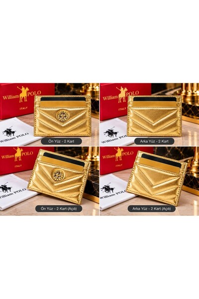 WİLLİAMPOLO Anka Genuine Leather Unisex Card Holder - Slim Design
