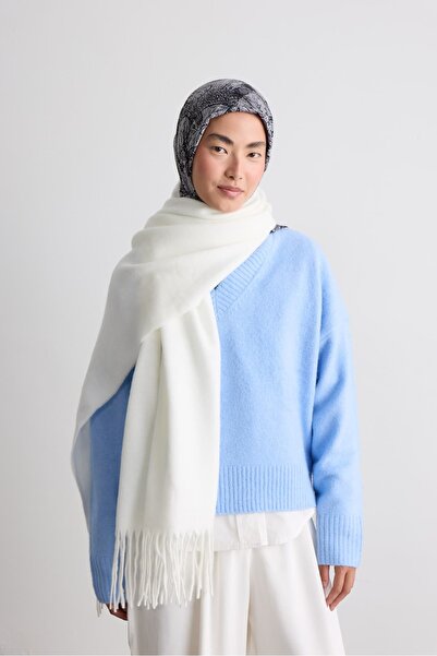Modakaşmir Puf Twisted Scarf