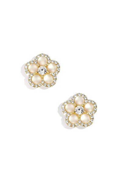 Aleda Accesorii decorative pentru nasturi cu floare ivory și accente aurii