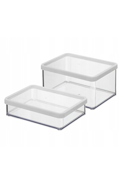 Rotho SET 2x CUTII PENTRU ALIMENTE PRODUSE Vrac ALB LOFT 1L/2,25 LOFT