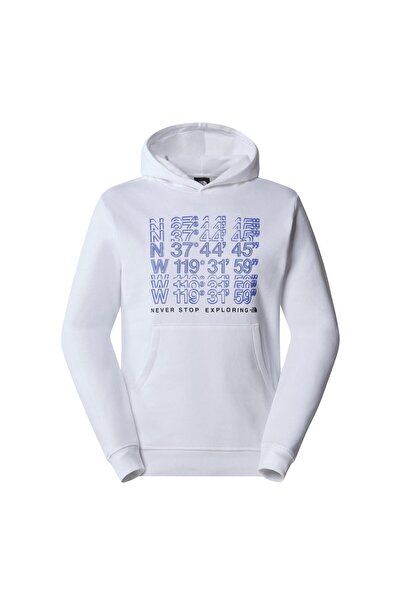 THE NORTH FACE M SS24 COORDINATES HOODIE Men's Sweat Shirt NF0A87EAFN41 White-XL