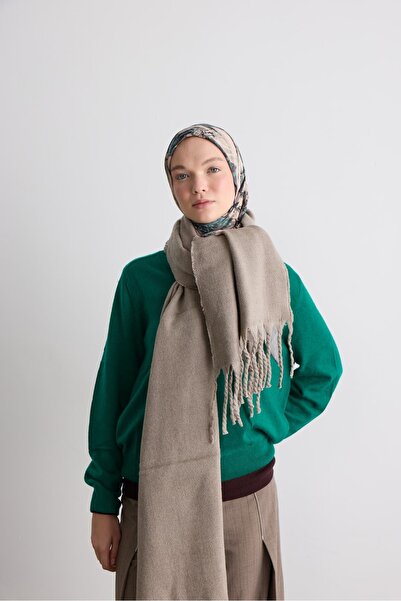 Modakaşmir Puf Twisted Scarf