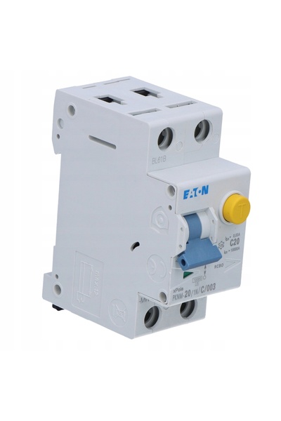 Eaton Disjunctor diferențial 1+N poli PKNM-20/1N/C/003-MW