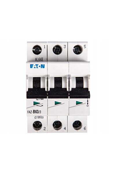 Eaton Disjunctor de serie tripolar 15kA FAZ-B63/3