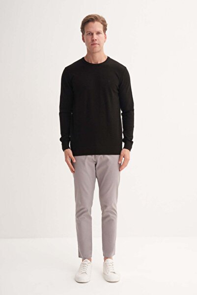 Cazador Men's Jazz 33155 Soft Touch Basic Sweater Black