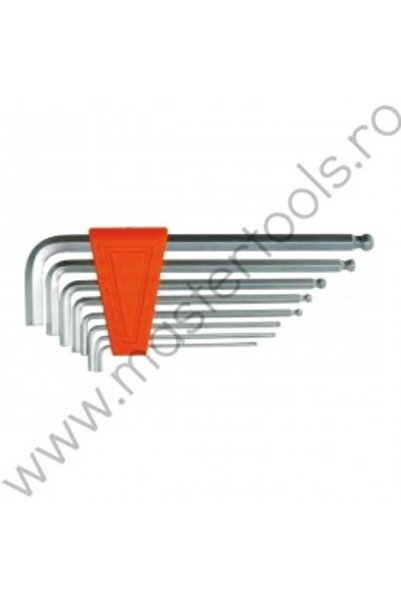 Vorel 56473 Set de 8 chei imbus hexagonale cu cap sferic, 1.5-8 mm