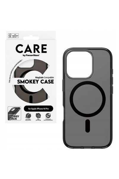 CARE by PanzerGlass® Husă PanzerGlass pentru iPhone 16 Pro, compatibilă cu Ma...