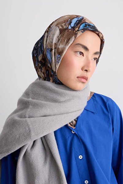 Modakaşmir Puf Twisted Scarf