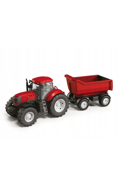 Adriatic TRACTOR PENTRU COPII ROȘU CU MARCARE A MERSULUI ÎN CONTRĂ DIRECTĂ, Î...
