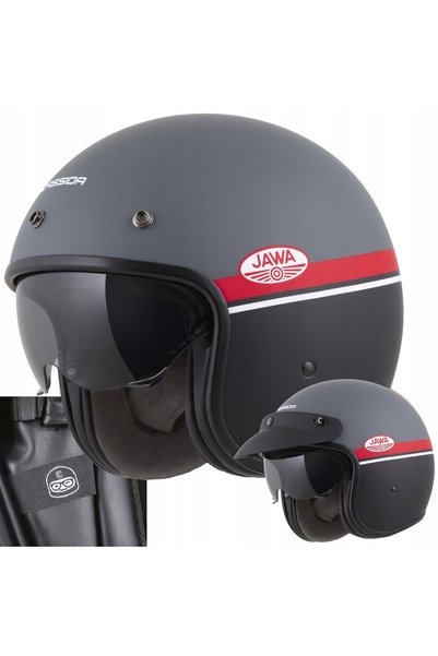 Cassida Cască moto deschisă Oxygen 2 Jawa M 57-58 blenda vizor ECE-06