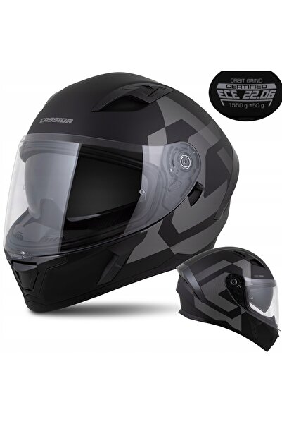 Cassida ORBIT GRIND M Cască de motocicletă și scuter ECE22.06 cu căști intercom