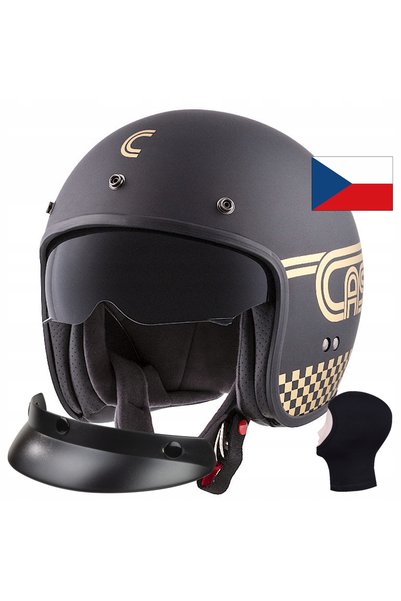 Cassida C-GOLD Cască Moto Cruiser BLENDA DASZEK S