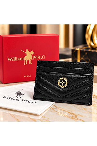 WİLLİAMPOLO Anka Hakiki Deri Unisex Kartlık-İnce Tasarım