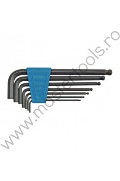 Vorel 56470 Set de 7 chei imbus hexagonale cu cap sferic, 2.5-10 mm
