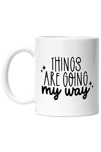 INOVATIX Cana alba personalizata,stelute siThings are going my way lucrurile ...