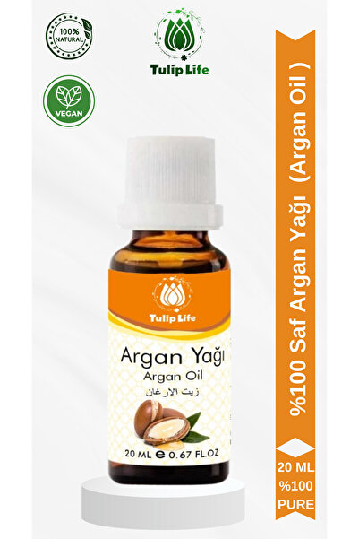 Tuliplifeoffical 100% Pure and Natural Argan Oil (Argan Oil) 20 ml