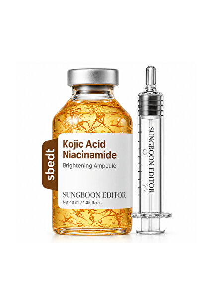 SUNGBOON EDITOR Fiole iluminatoare cu Acid Kojic și Niacinamidă, 40 ml – ser ...