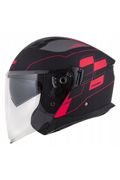 Cassida Casca de motocicletă Roxor Jet Tech XS cu strat anti-ceață ECE&DOT Bl...