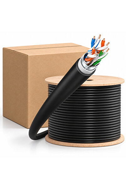 CAT6 Zırhlı Kablo 23 AWG 0,50 mm 305 Metre