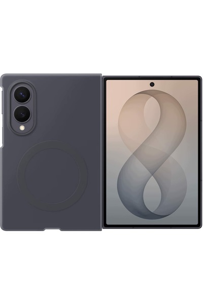 Samsung Husă magnetică din silicon pentru Galaxy Z Fold8 negru