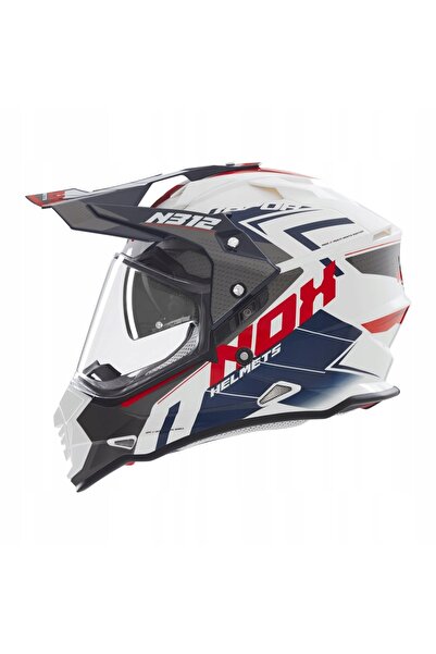 NOX Cască de motocicletă Enduro Quad N312 Vizor Vapor pentru interfon S