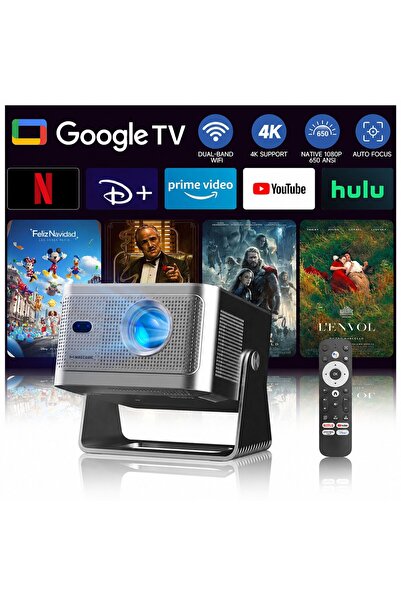 Magcubic HY350GT Έξυπνος Προβολέας, Google TV, Εγγενής ανάλυση Full HD 1080P,...