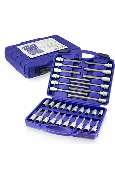 BITUXX Set de chei Torx cu carcasă 32 piese