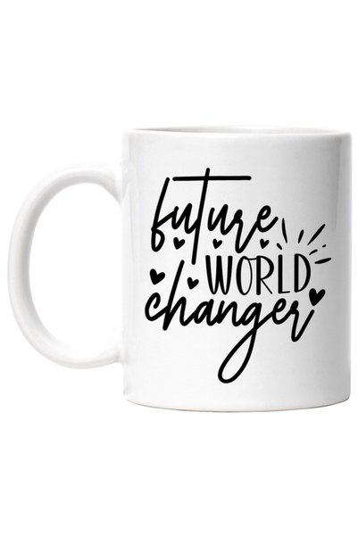 INOVATIX Cana alba personalizata,Future world changer viitor schimbator al lu...