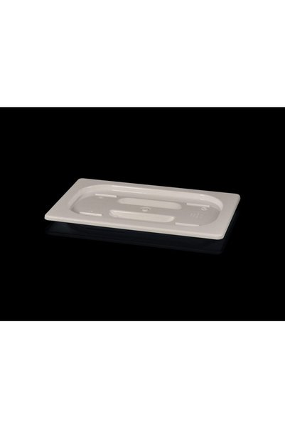 HENDI Capac pentru recipiente GN din policarbonat alb, GN 1/4, 265 x 162 mm