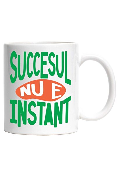 INOVATIX Cana alba personalizata, Colorat In Limba Romana Motivational Succes...