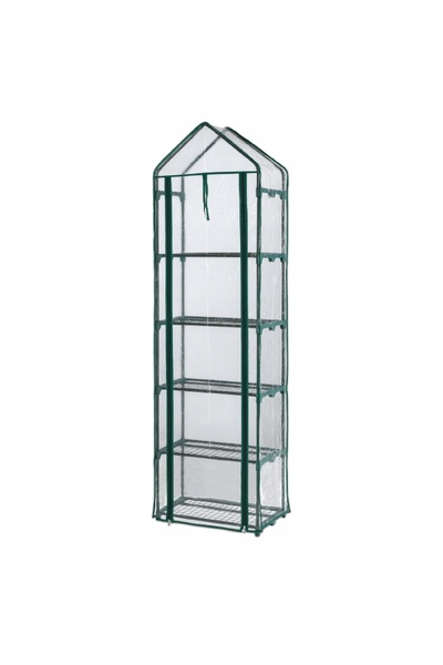 maan Mini seră SHELF 69 x 49 x 190 cm transparentă cu 5 rafturi