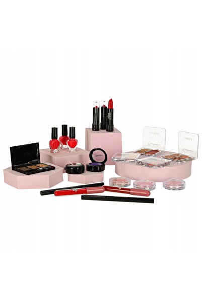 Ikonka Trusă de cosmetice pentru machiaj, set pentru spa acasă, valiză XXL