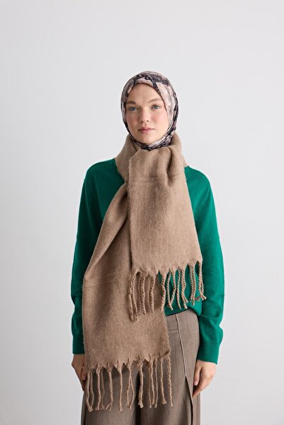 Modakaşmir Puf Twisted Scarf