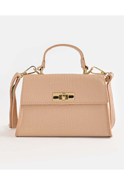 REDTAG Women Pink Textured Crossbody Bag