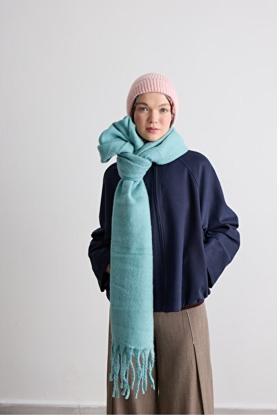Modakaşmir Puf Twisted Scarf