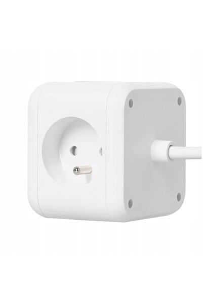 Kobi Prelungitor USB KOSTKA cu 3 prize, 1.5m, cu împământare și protecție + 4...
