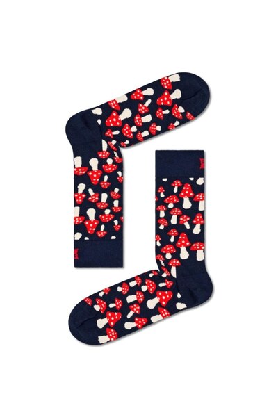 Happy Socks Κάλτσες Μανιτάρι Ναυτικό Μπλε (Μέγεθος: 36-40)