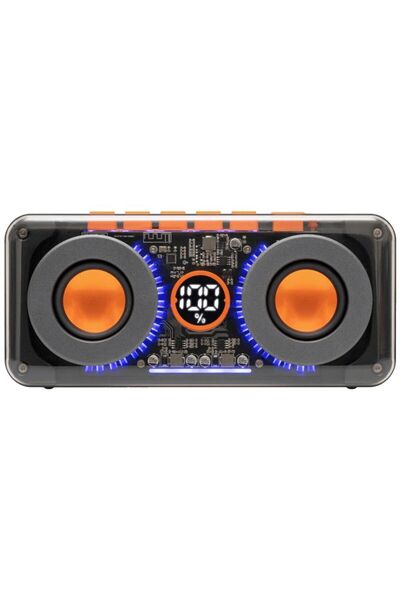 Brand. SAL MechaPower Boxă portabilă wireless, Bluetooth, LED RGB, USB/TF, 10W