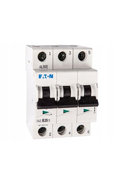 Eaton Disjunctor de serie tripolar 15kA FAZ-B20/3