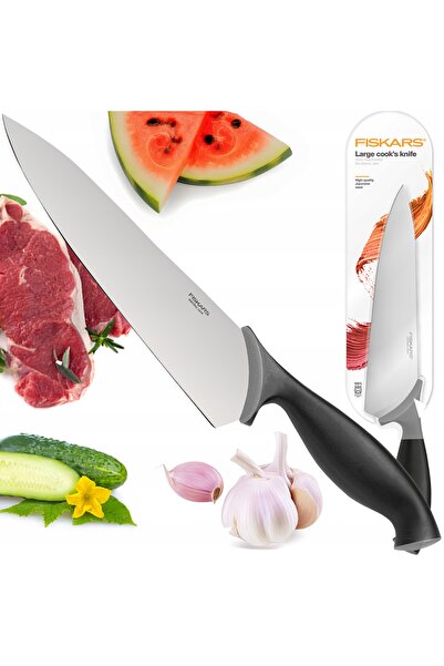 FiSKARS SET 3 CUȚITE DE BUCĂTĂRIE PENTRU TĂIAT PÂINE, FELIAT ȘI PREPARAT (CUȚ...