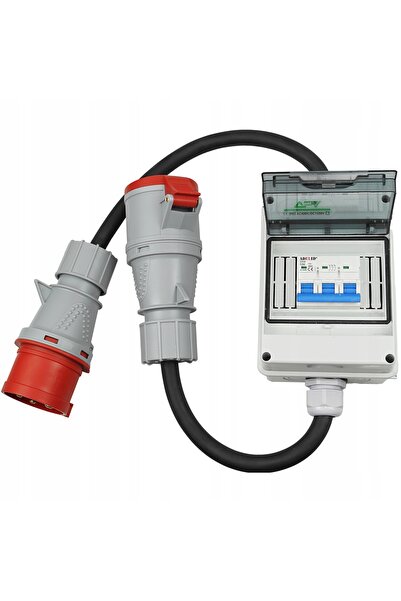 ADELID ADAPTOR CONVERTOR DE TENSIUNE PRIZĂ 32A 5P PRIZĂ 32A 5P CEE SIGURANȚĂ ...