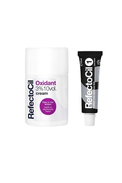 Refectocil Σετ: Κρεμώδες Οξειδωτικό 100 ml + Μαύρη Βαφή Αρ. 1 15 ml