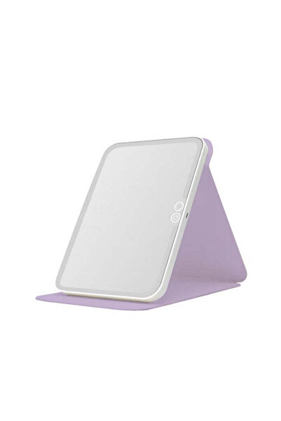 Cosmeticos Oglindă cosmetică | LED | 3 tipuri de lumină - Pliabilă - USB | 22 x 16 cm - Albă