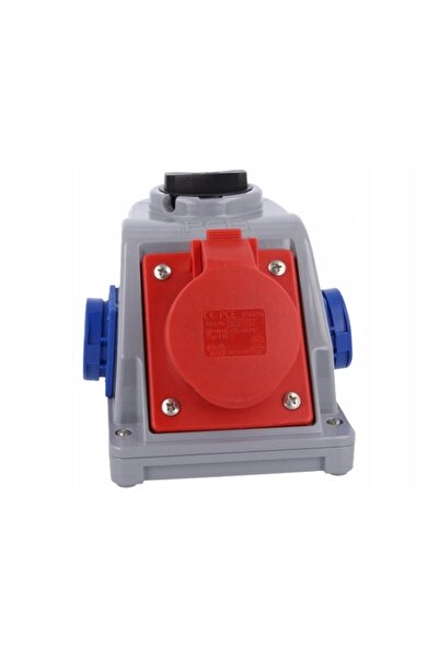 PCE Serie nouă de prize cu întrerupător "Combo-Pol" 32A 400V 3P+Z+N, priză 2x23