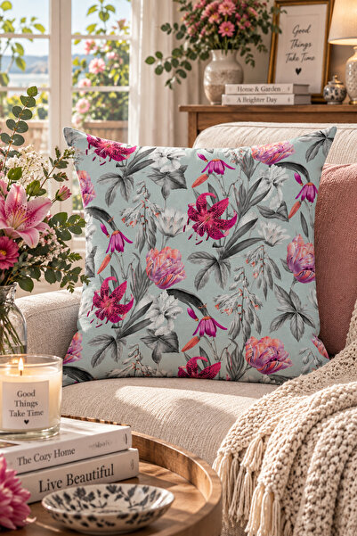 Evdek Double Side Printed Throw Pillow Cover 6Eld6