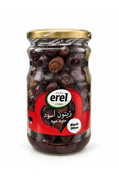 Erel zeytincilik Erel زيتون أسود، وزن مصفّى 450 جم