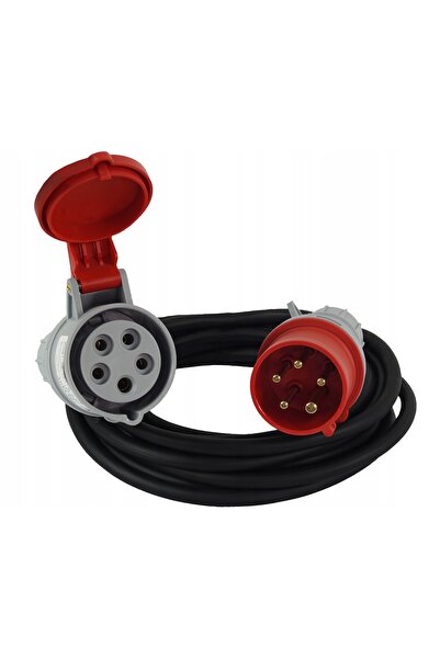 ADELID Cablu prelungitor industrial din cauciuc, 25m, 5x1.5, 16A, Polonez