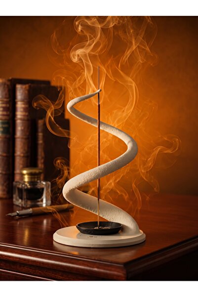 Genel Markalar Modern Spiral Tasarım Seramik Tütsülük – Dekoratif Çubuk Tütsü...