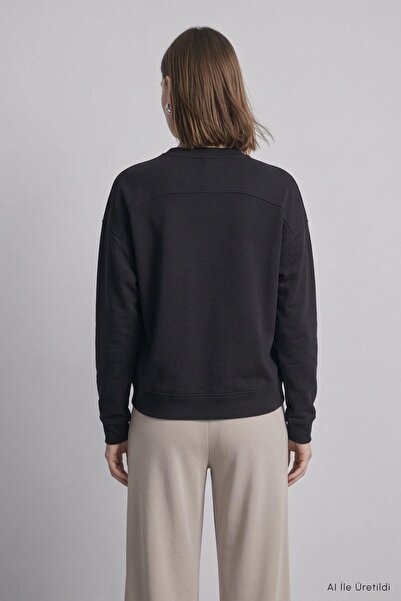 Rays Bisiklet Yaka Tunik 8203A Siyah