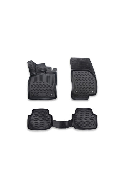 Lumi LUXURY Set de 5 covorașe de podea din cauciuc tip tavă pentru Volkswagen...